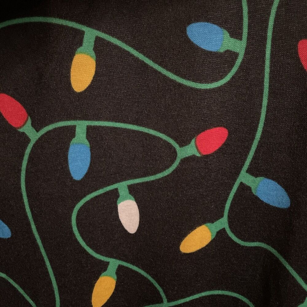 Tipsy Elves Extra Large PJs GET LIT Christmas Pajamas Set Mens XL Unisex XXL NWT - Picture 4 of 13